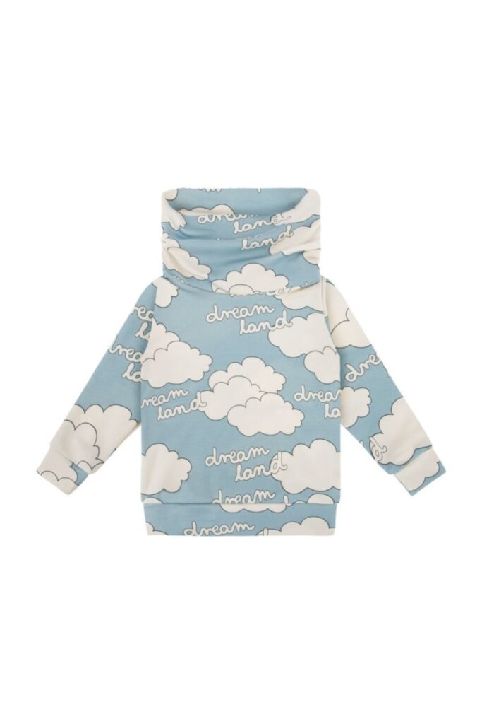 dreamland sudadera niños bebes nubes azules