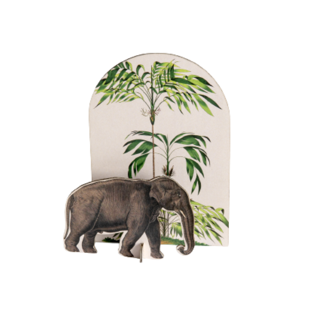 Postal emergente Tropical Elephant