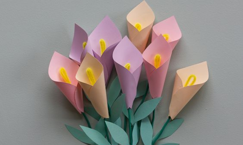 flores de papel