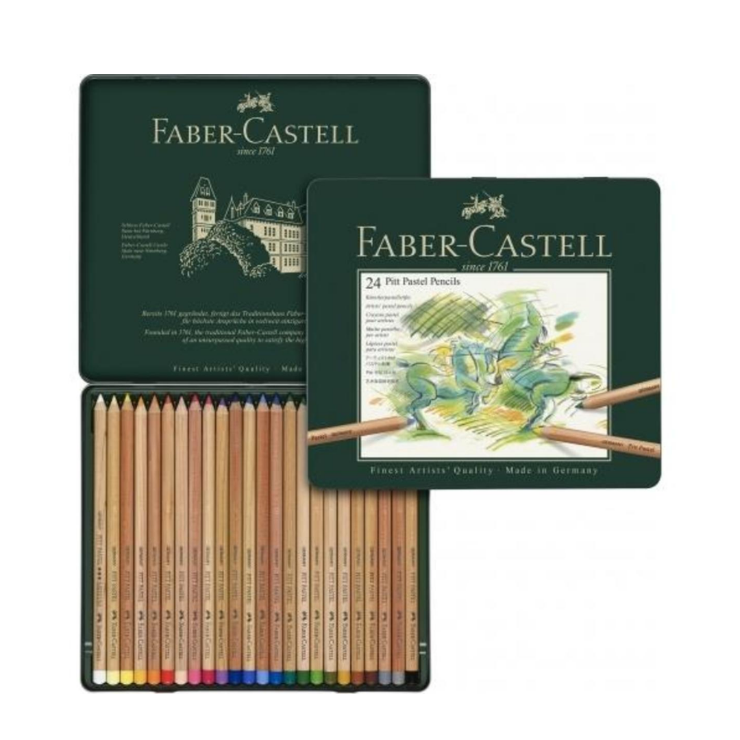 Caja 24 Lápices Pastel Pitt Faber-Castell