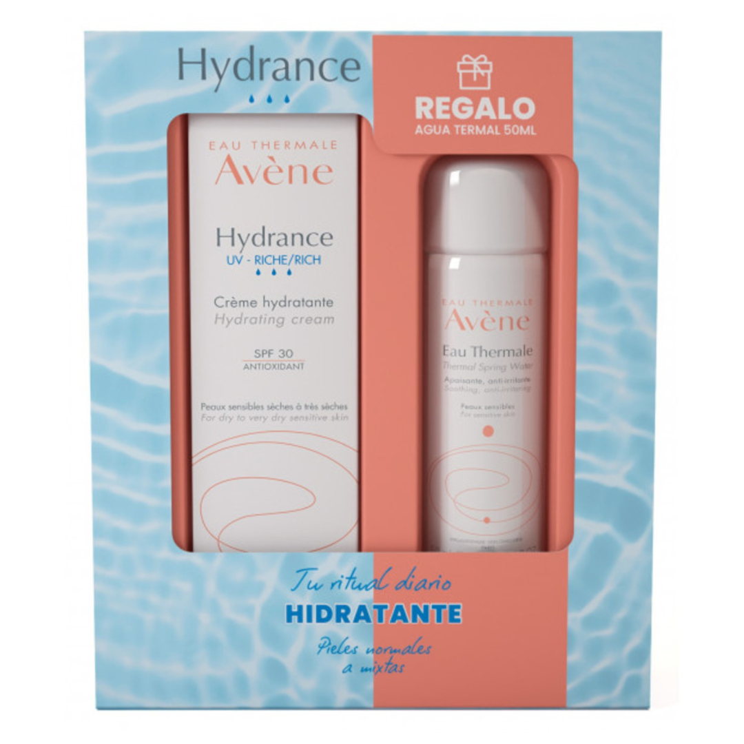 Hydrance de Avène spf 30 (pieles sensibles secas) + Eau thermal 50ml de regalo
