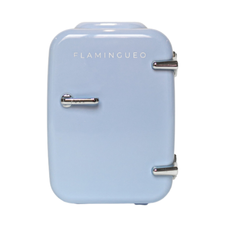 FLAMINGUEO - Nevera Portátil Frigorífico 4L Para Cosméticos Color Azul