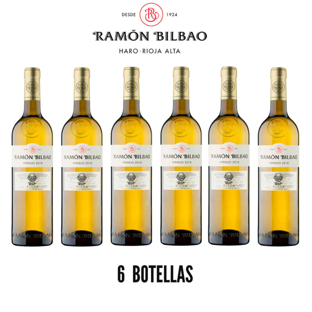 Vino Ramón Bilbao Verdejo Blanco Caja de 6 unidades