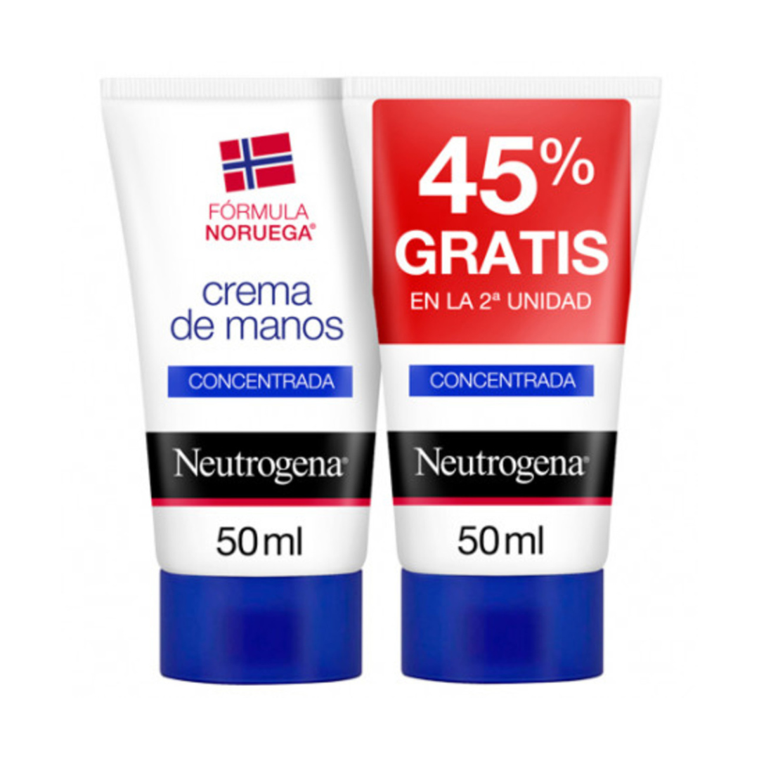 Crema de manos Concentrada Neutrogena 2 x 50 ml