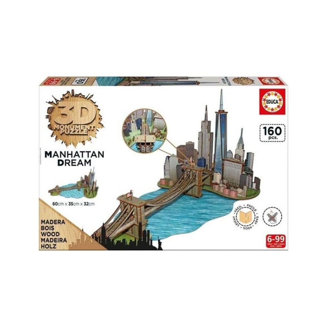 Puzzle Educa Borrás 3D Monument Manhattan dream