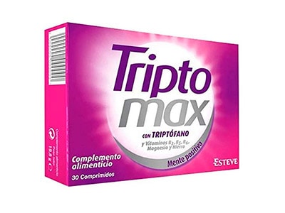 caja de complemento alimenticio Triptomax