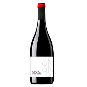 Vino tinto 5 DO's 2012 botella 75cl