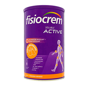 Fisiocrem active colágeno sabor naranja-mango 480 gr