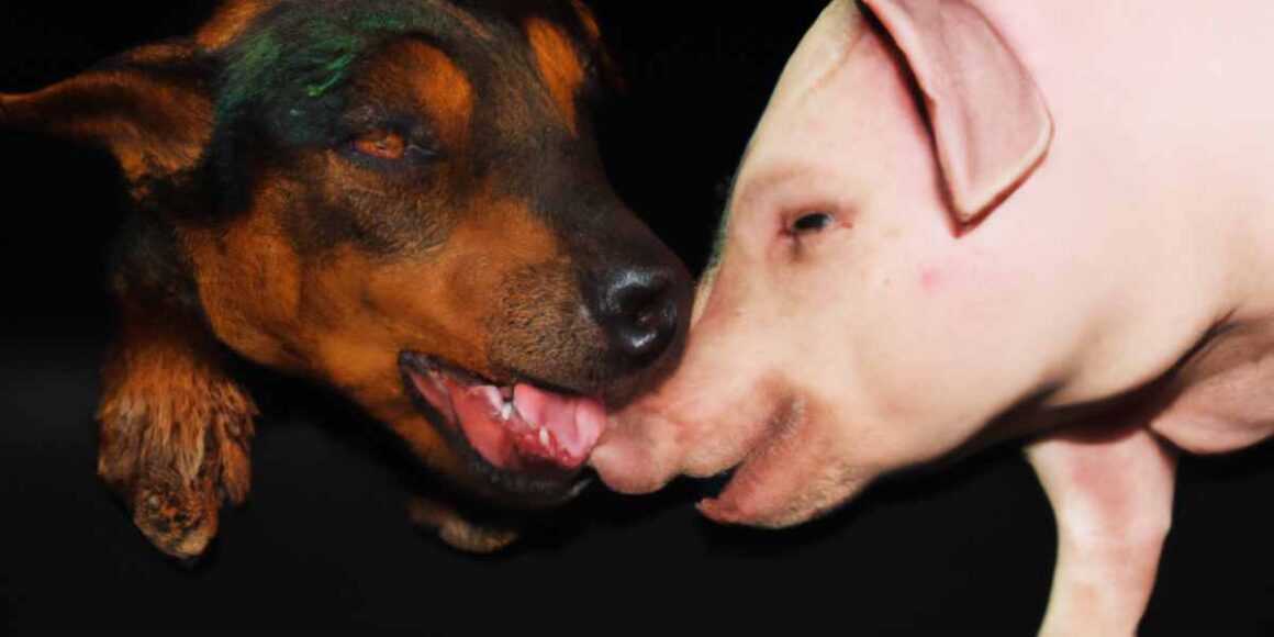 Perro y cerdo