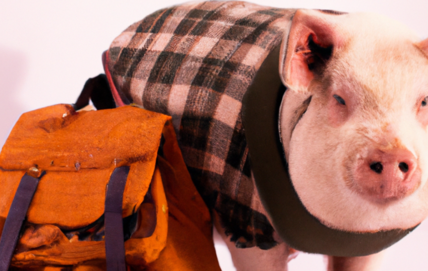 Diseño sin título (25) Cerdo escoces con mochila