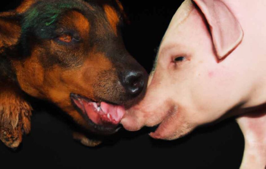 Diseño sin título Perro y cerdo