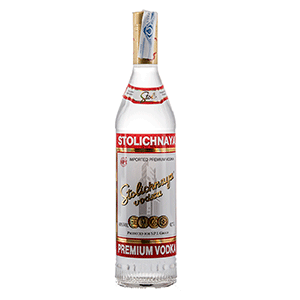 Vodka premium botella ruso Stolichnaya 70 cl 
