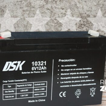 DSK batería plomo ácido 6v 12ah