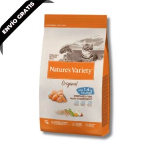 Nature's Variety Original Cat Sterilized Salmón, 7 kg. Comprar más barato