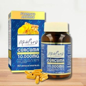 Curcuma en Estado Puro 10.000 mg 80 CápsulasTongil. Comprar más barato Oferta